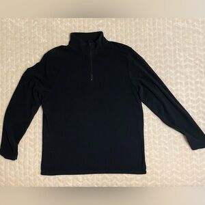 GUC- Avalanche Men's Black Zip-Up Sweater- Size Large